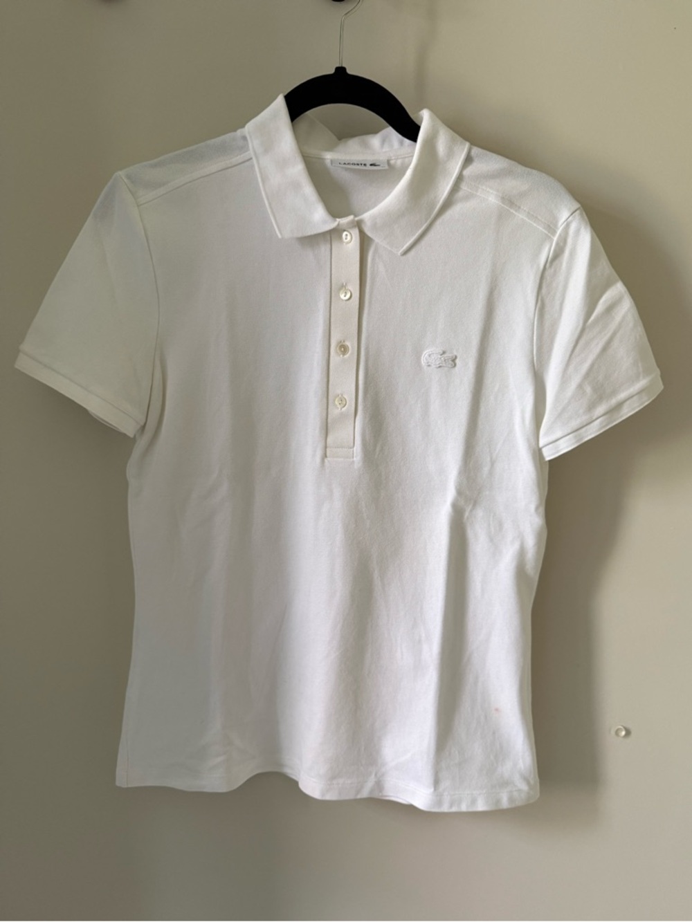 Lacoste White Polo (40)